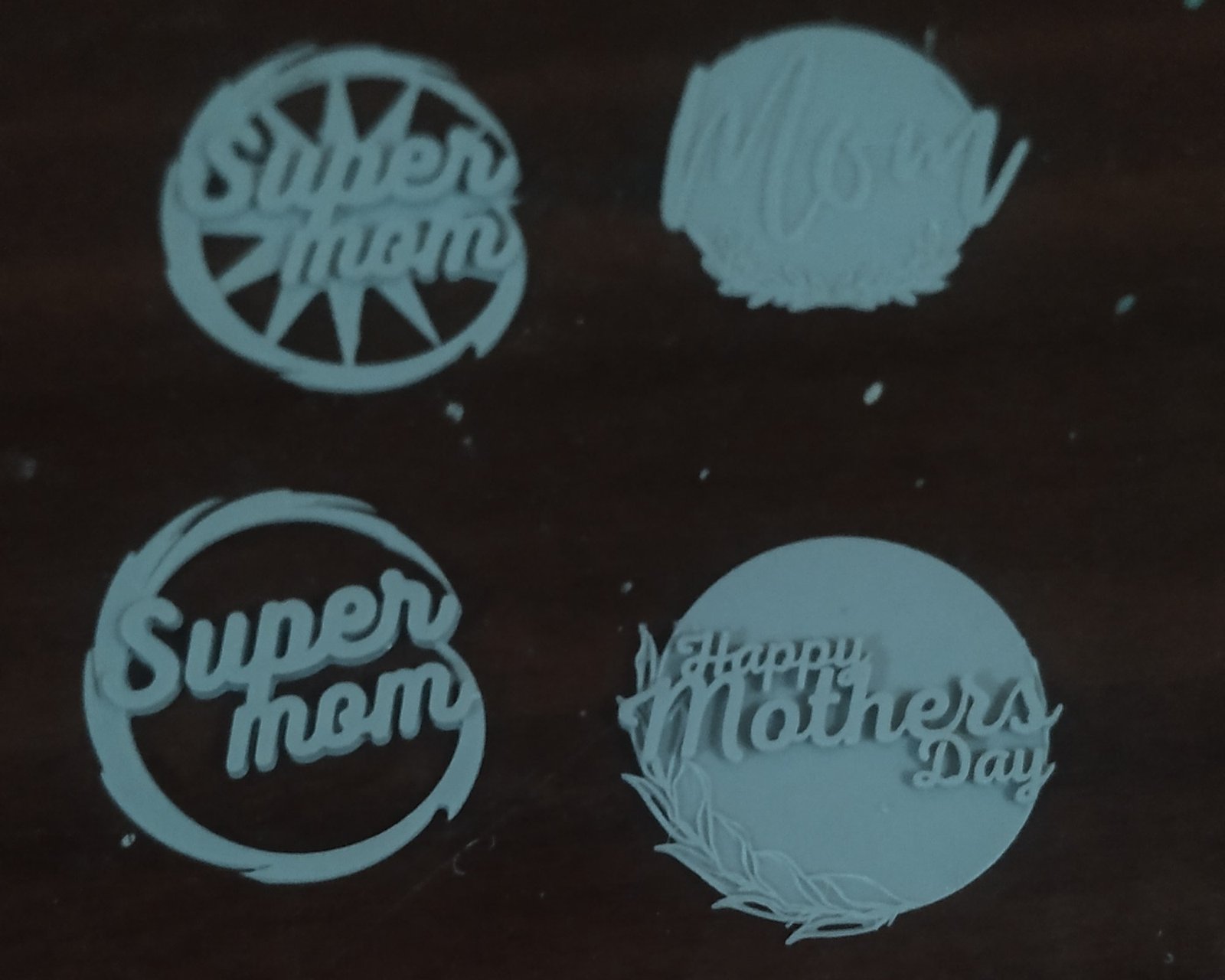 Caketoppers para el día de las madres
