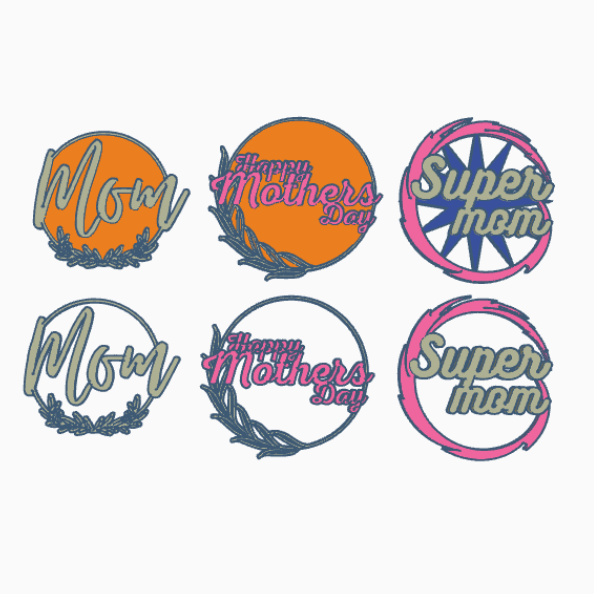 Caketoppers para el día de las madres - Imagen 2